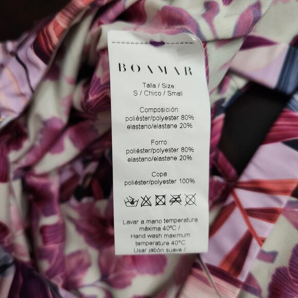 NWT Boamar Samba Tropical One Piece Swimsuit Size Small - Picture 3 of 5